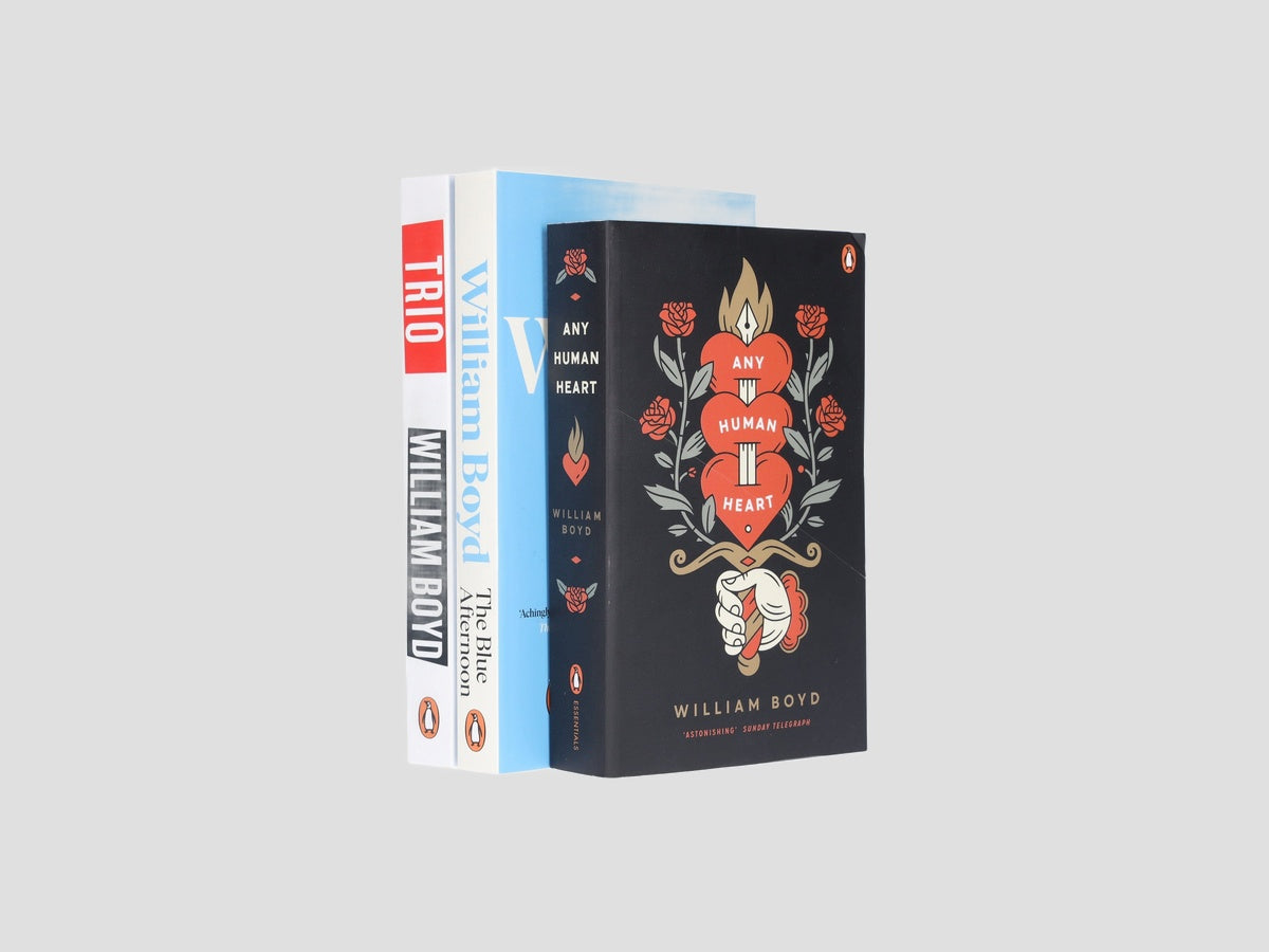 William Boyd Collection (Any Human Heart, The Blue Afternoon & Trio) Collection by Penguin Random House; 9786723206431