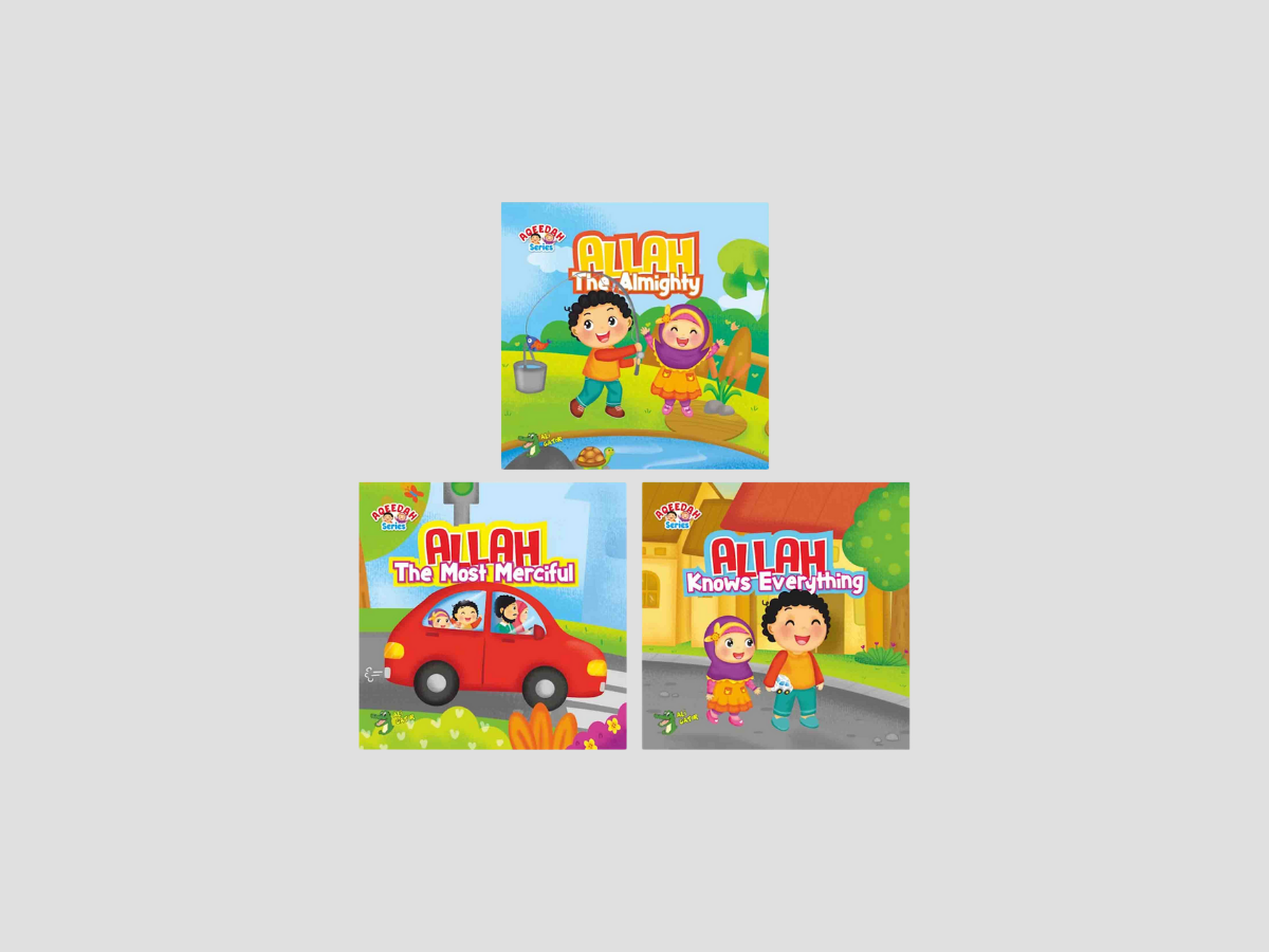 Aqeedah Series 3 Picture Books Collection by Ali Gator; 9787882336984