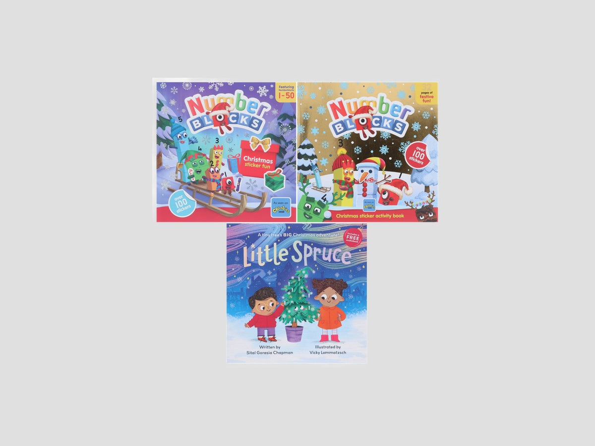 Numberblocks & Little Spruce Christmas Adventure Collection by Sweet Cherry Publishing; 9788019656548