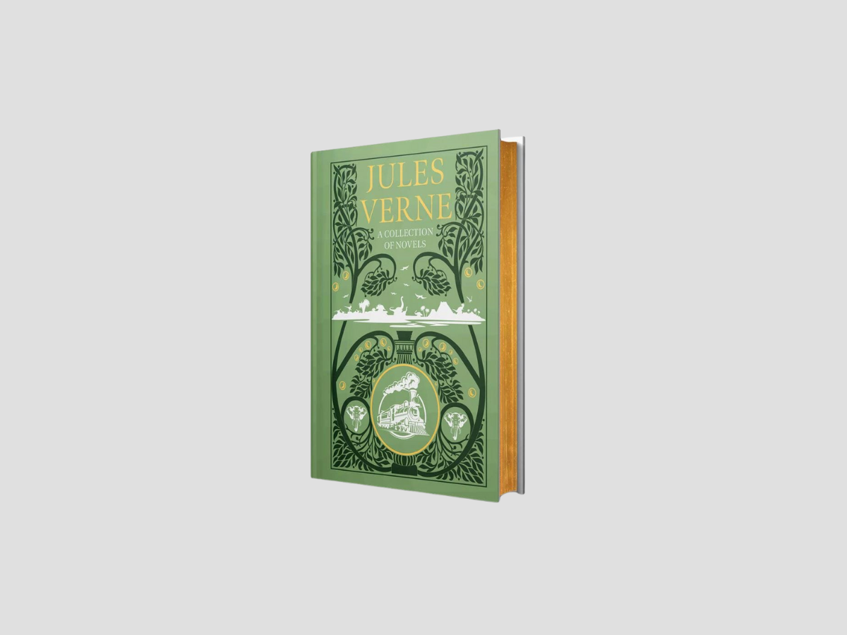 A Collection of Jules Verne Novels - Leather Bound by Wilco Books; 9788119307005