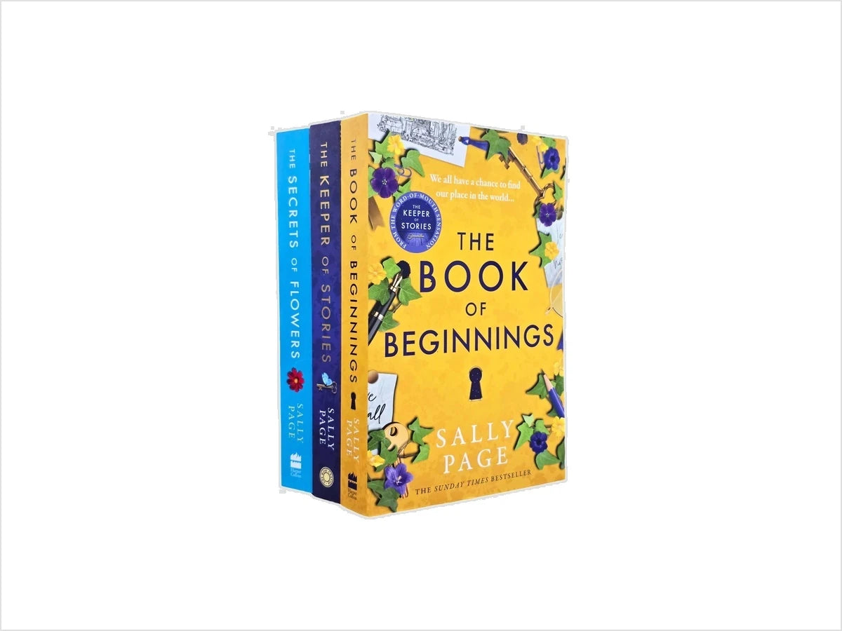 Sally Page: The Keeper of Stories, The Book of Beginnings & The Secrets of Flowers Collection
