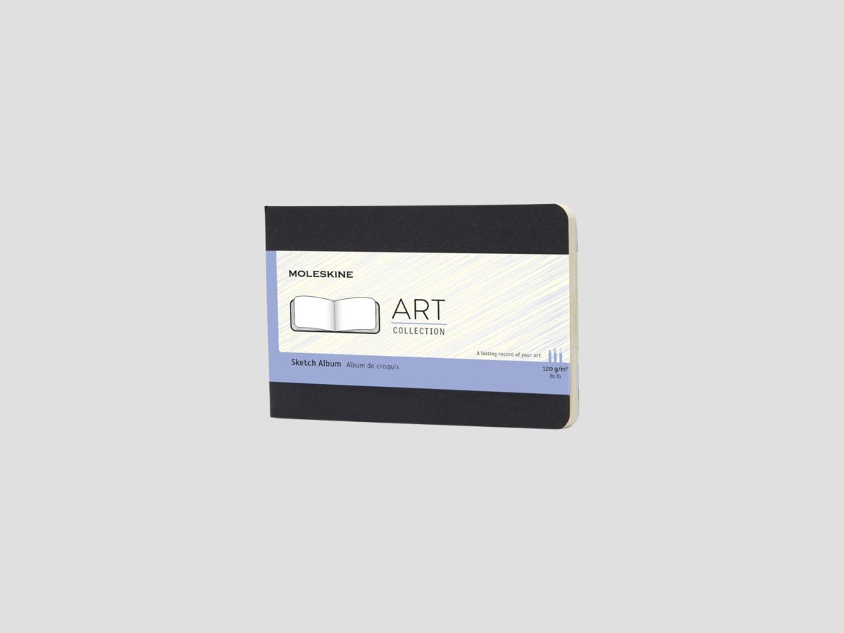 Moleskine Pocket Art Plus Cahier Sketch Album Black by Moleskine; 9788867323357