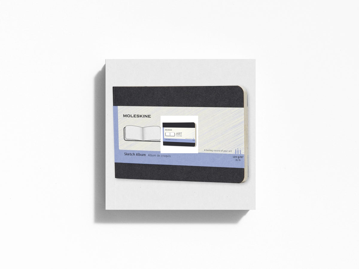 Moleskine Pocket Art Plus Cahier Sketch Album Black