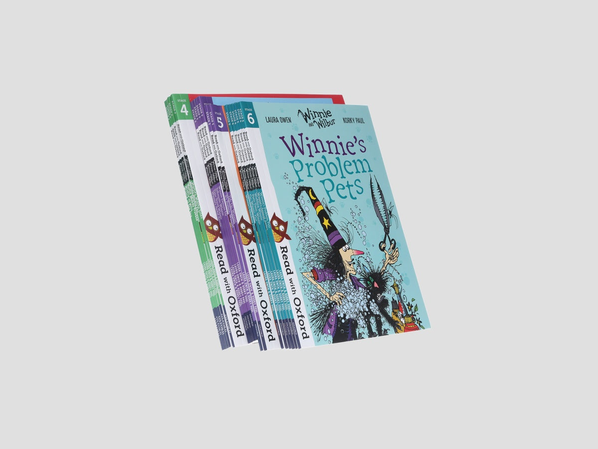 Read With Oxford: Winnie And Wilbur 18 Books Collection Set Level Stage 4, 5 & 6 - Ages 4-6 by Oxford University Press; 9789123468621