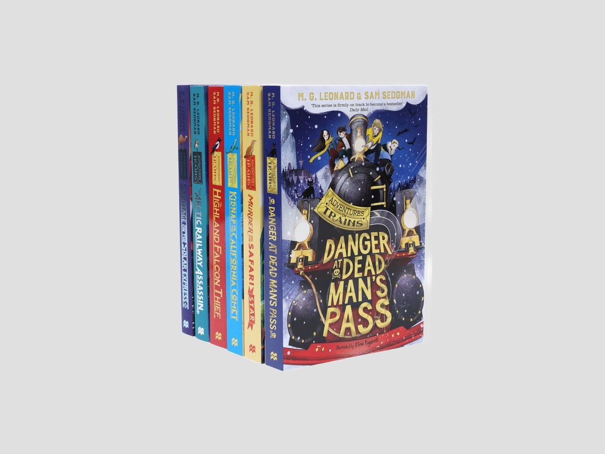 Adventures on Trains: 6 Books Collection Set - Ages 9-11 by Pan Macmillan; 9789123479238