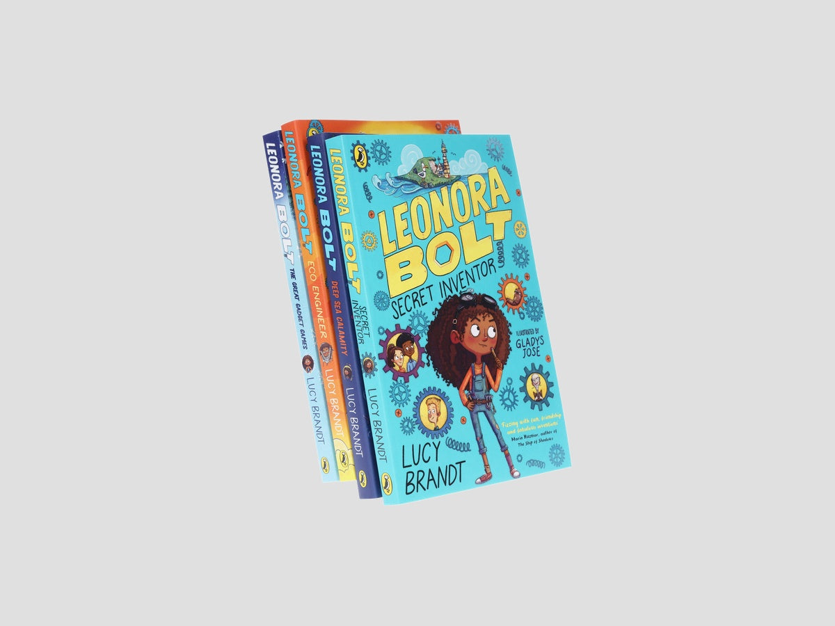 Leonora Bolt Secret Inventor Series (Book 1-4) Collection by Penguin; 9789123481385