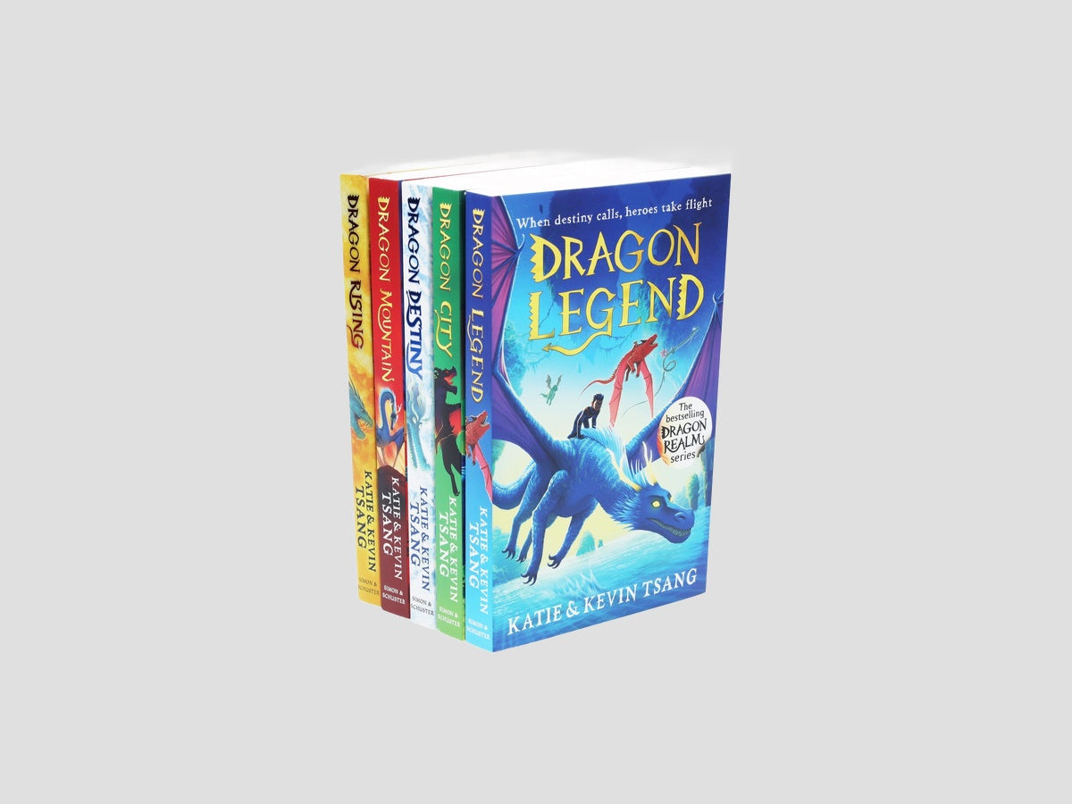 Dragon Realm Series (Book 1-5) Collection - Ages 7+ by Katie & Kevin Tsang; 9789123484522