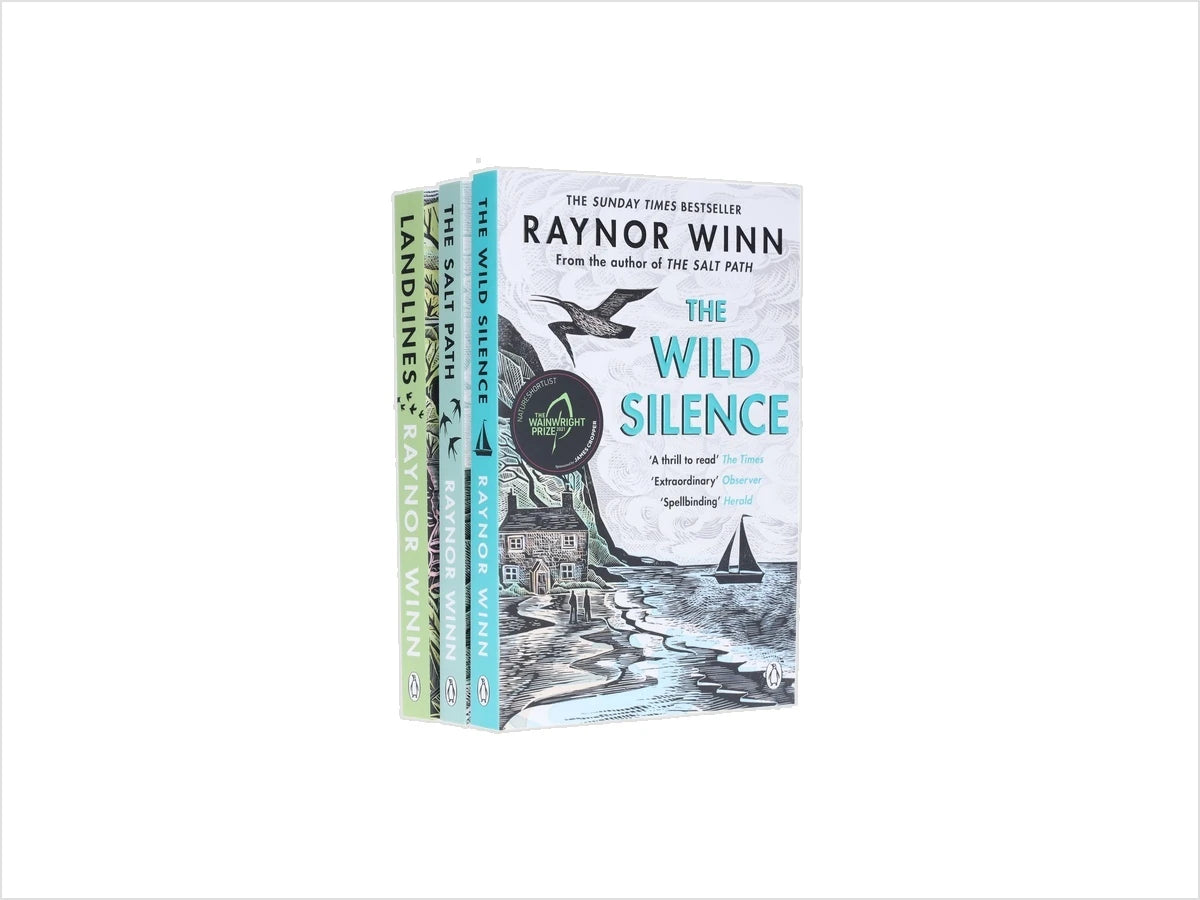 Raynor Winn Collection (The Wild Silence, The Salt Path & Landlines) 3 Books Collection