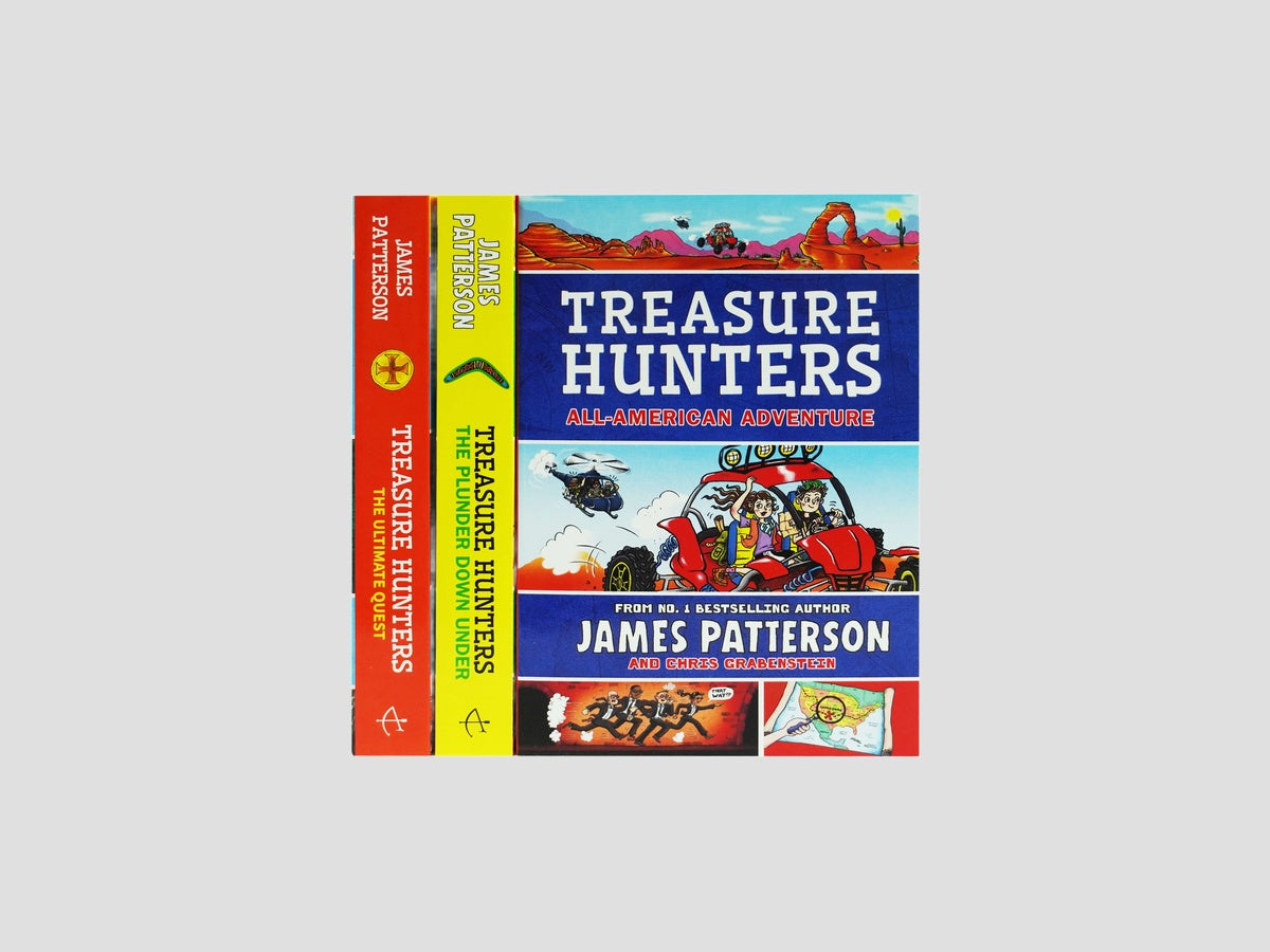 Treasure Hunters Series 6-8 Collection - Ages 9-12 by Arrow Books; 9789123539291