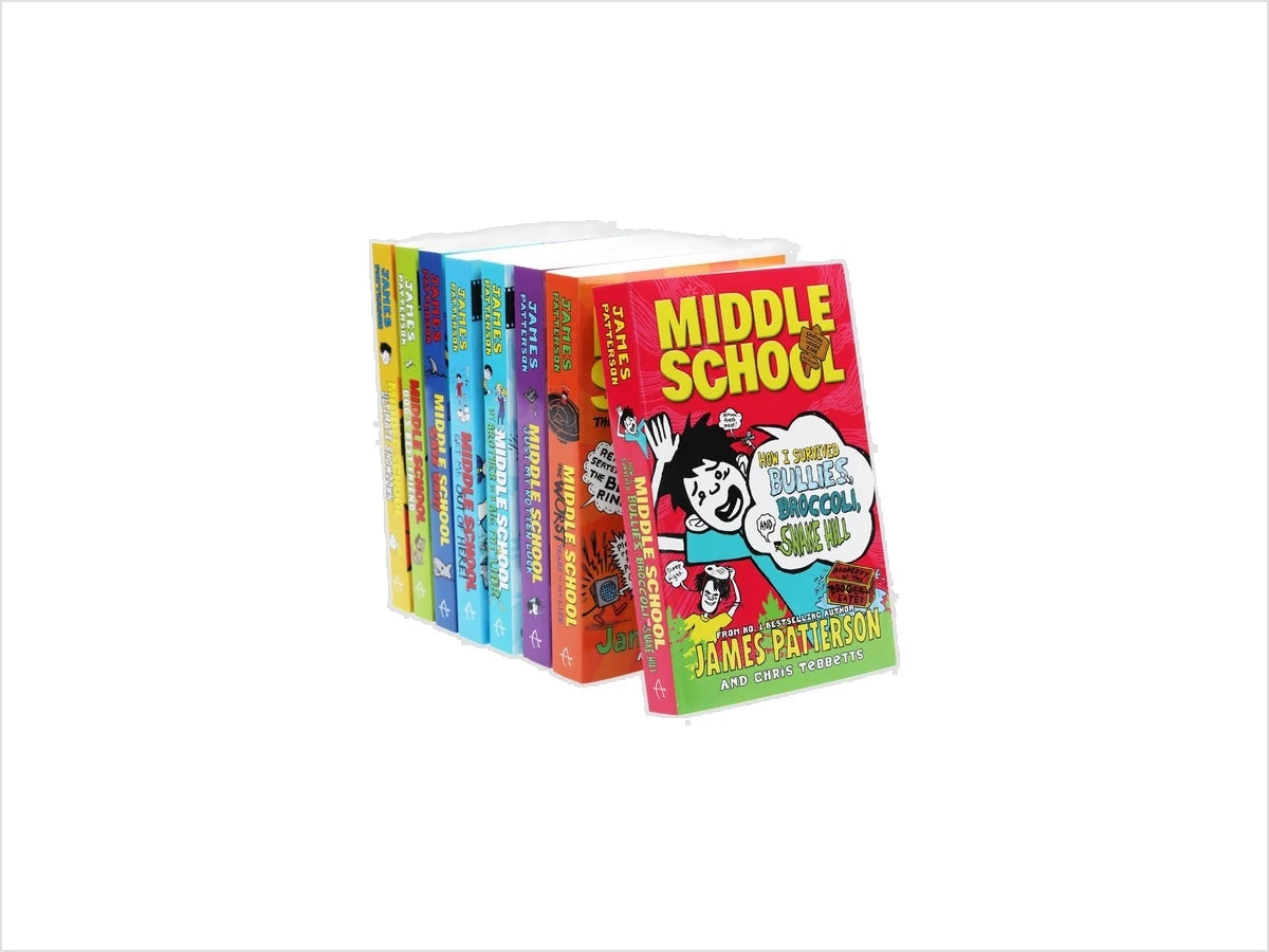 Middle School 8 Books Collection Set - Ages 9-14