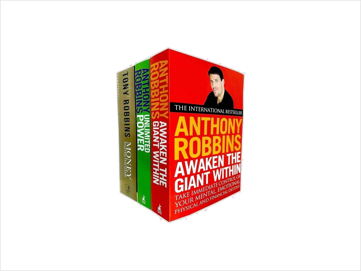 Tony Robbins Collection (Unlimited Power, Awaken The Giant Within & Money Master the Game) Collection