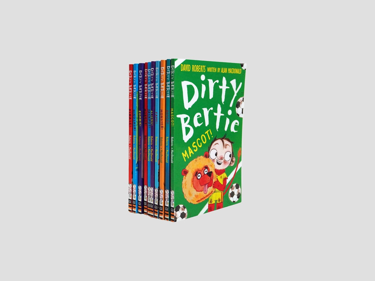 Dirty Bertie Series 3 Collection 10 Books Set (Book 21-30) - Age 5 years and up by Alan MacDonald; 9789123875542
