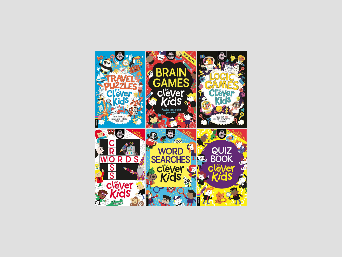 Clever Kids Brain Games 6 Books Collection - Ages 6-12 by Buster Books; 9789123881628