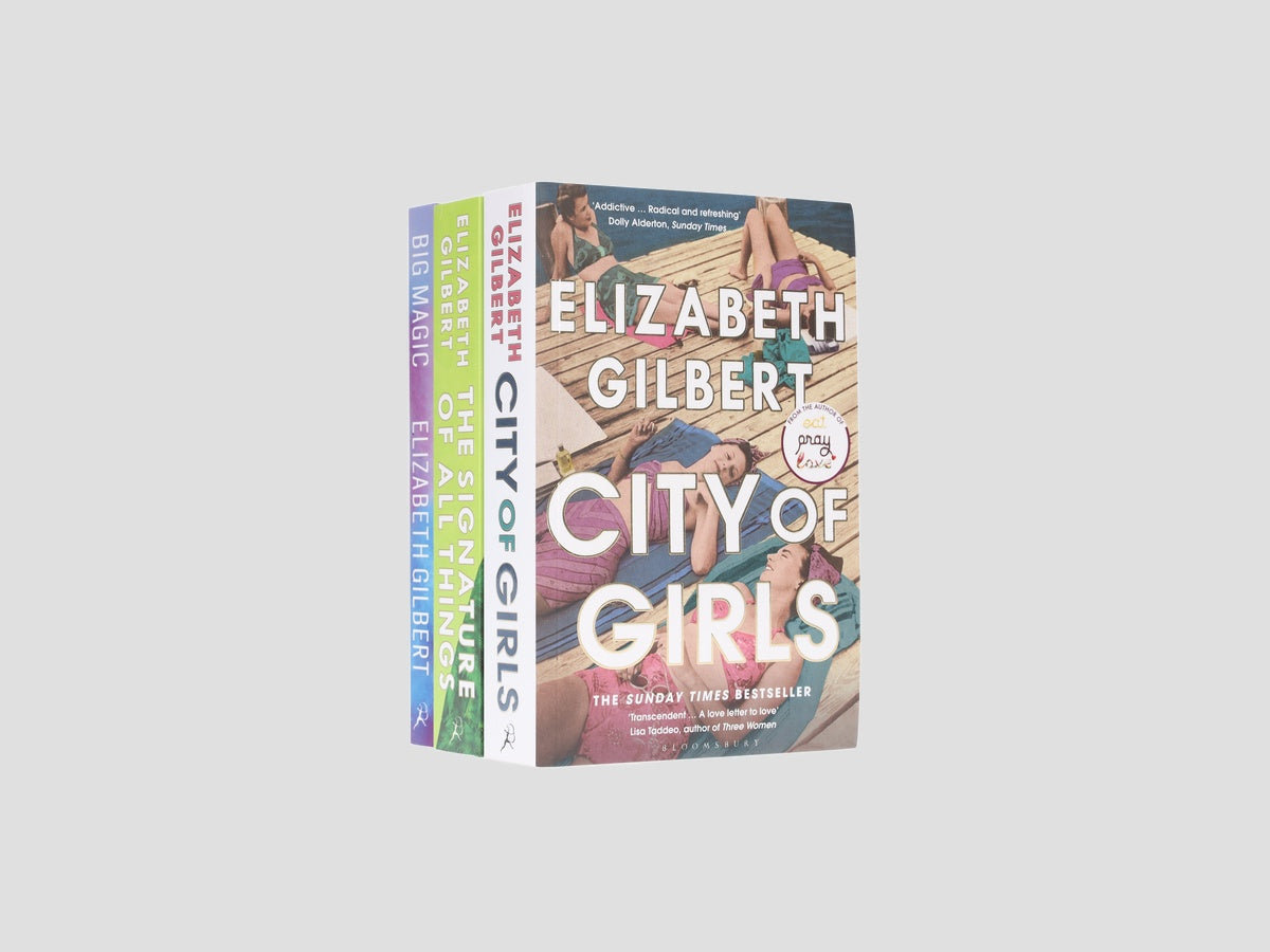 Elizabeth Gilbert Collection (City of Girls, The Signature of All Things & Big Magic) 3 Books Collection by Bloomsbury Publishing; 9789123944590