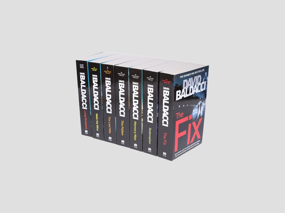 David Baldacci Amos Decker Series 7 Books Collection by Pan Macmillan; 9789123969364