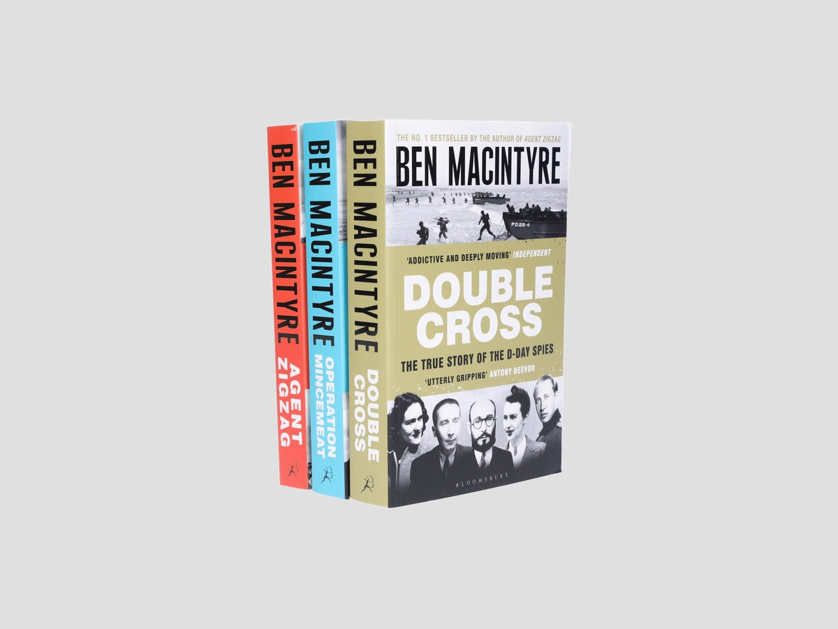 Ben Macintyre Collection (Double Cross, Agent Zigzag & Operation Mincemeat) 3 Books Collection by Simon & Schuster; 9789124063238