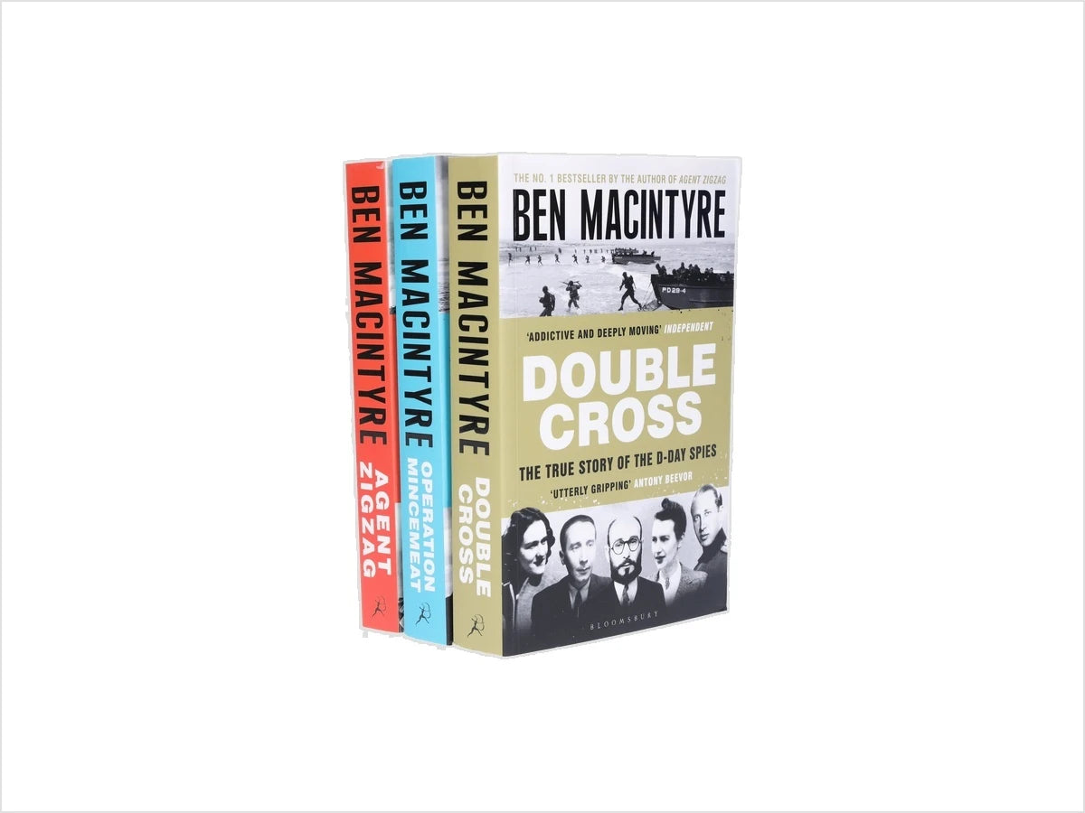 Ben Macintyre Collection (Double Cross, Agent Zigzag & Operation Mincemeat) 3 Books Collection