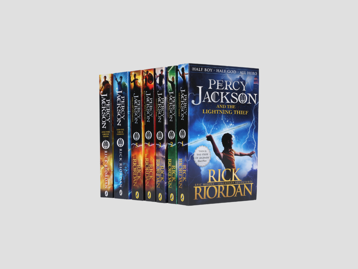 Percy Jackson Collection 7 Books Set - Ages 9+ by Rick Riordan; 9789124098568