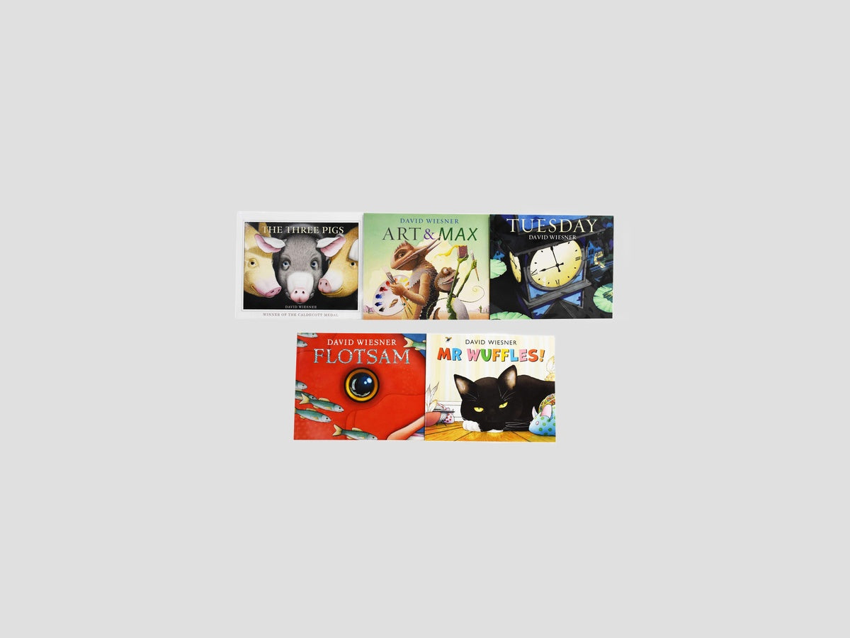 David Wiesner 5 Picture Books Collection Age 0-5 by Andersen Press Ltd; 9789124106867