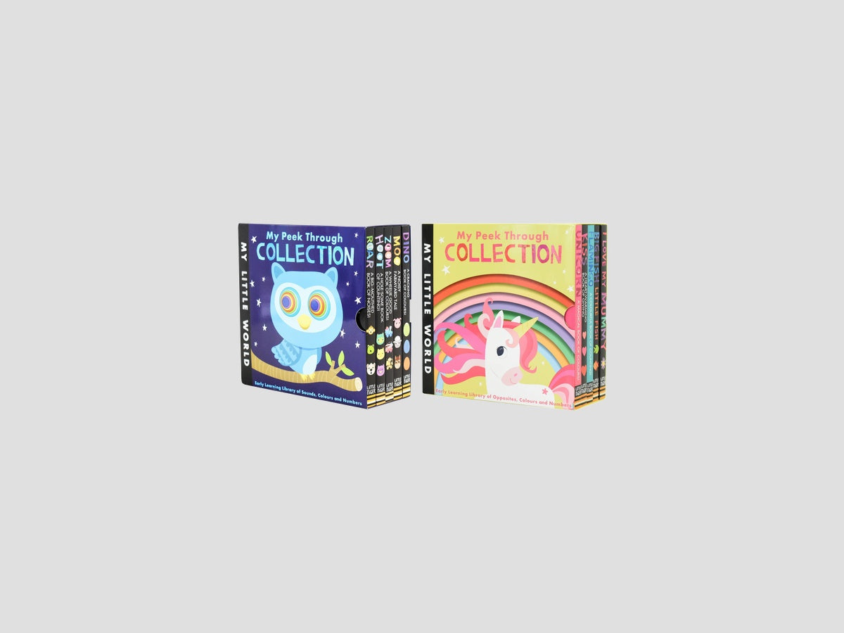My Little World Peek Through Collection 10 Books - Ages 0-5 by Little Tiger Press Group; 9789124123710