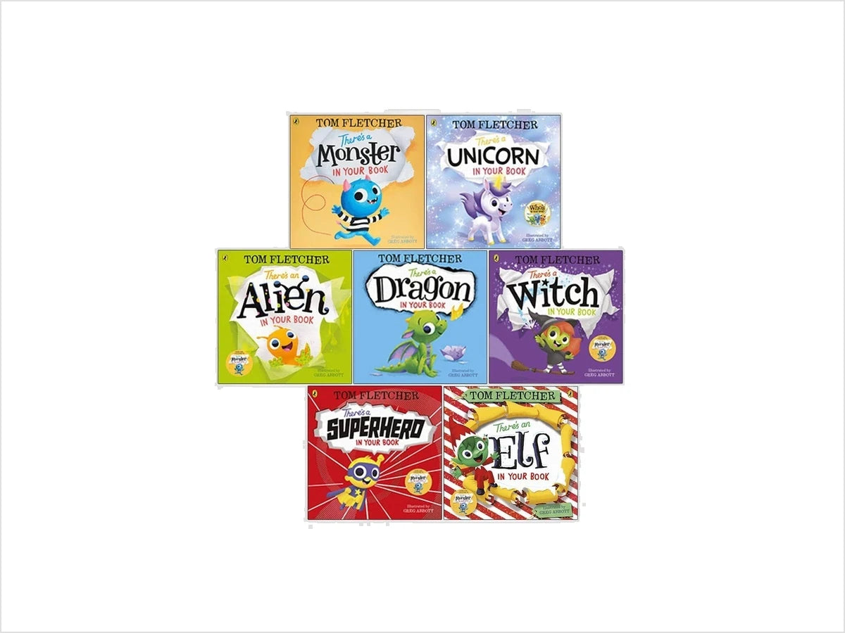 Who's In Your Book? Series 7 Picture Books Collection Set - Ages 2-6