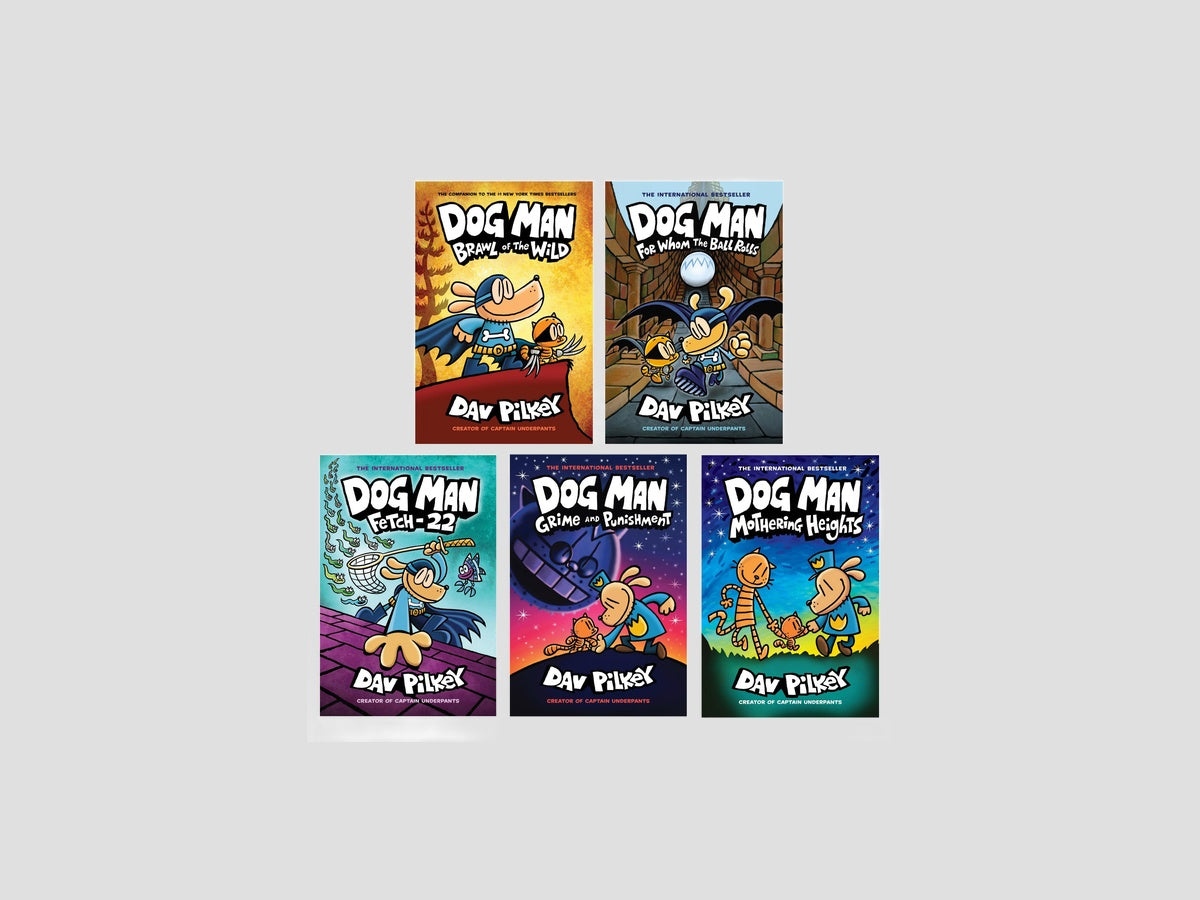 Dog Man Collection 6-10 by Dav Pilkey; 9789124199456