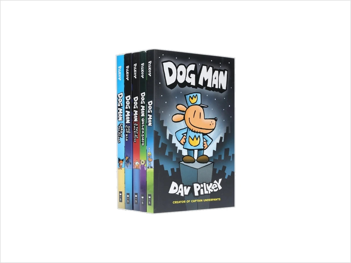Dog Man: Books 1-5 Collection - Ages 6-12