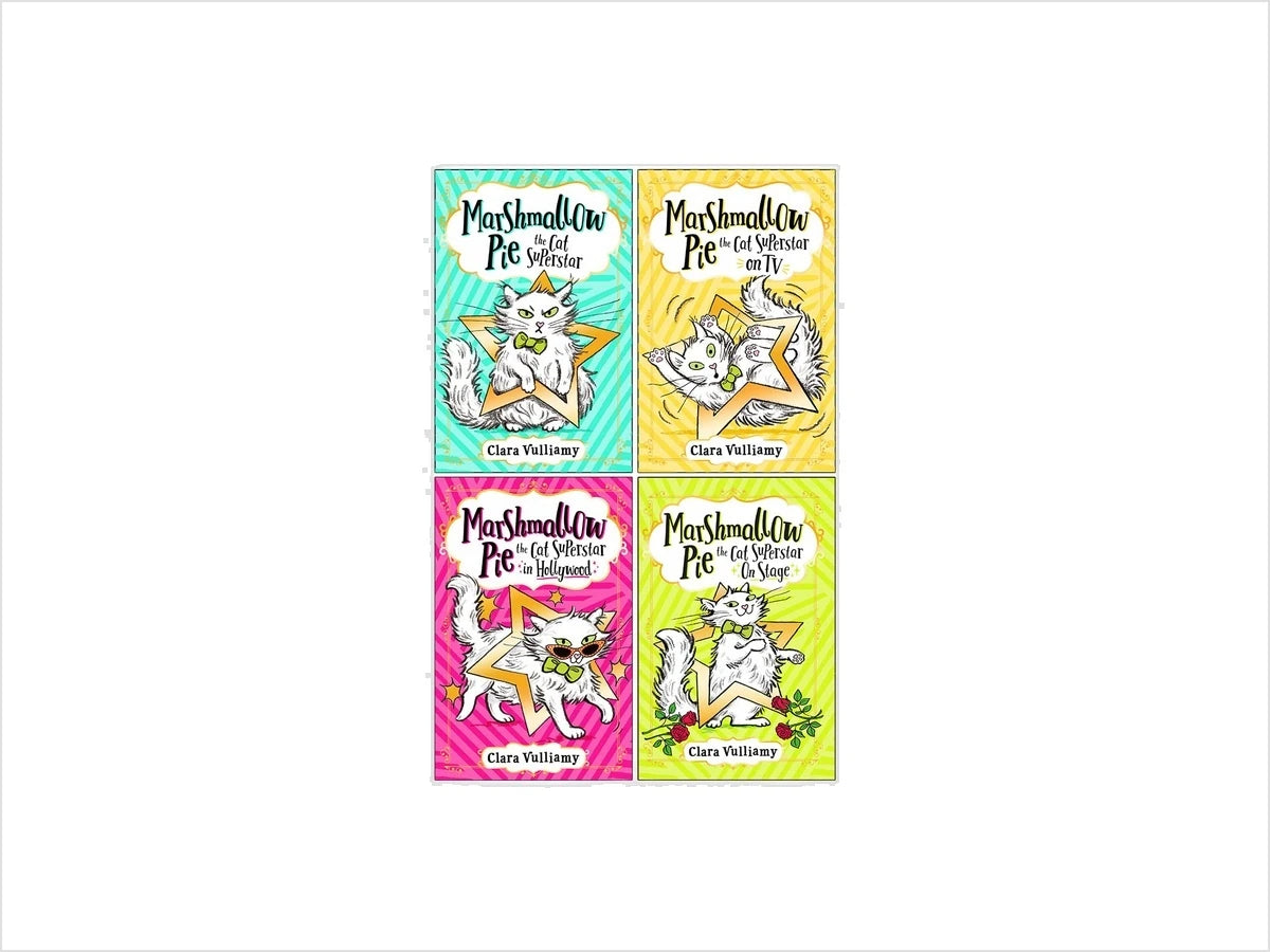Marshmallow Pie the Cat Superstar Series 4 Books Collection