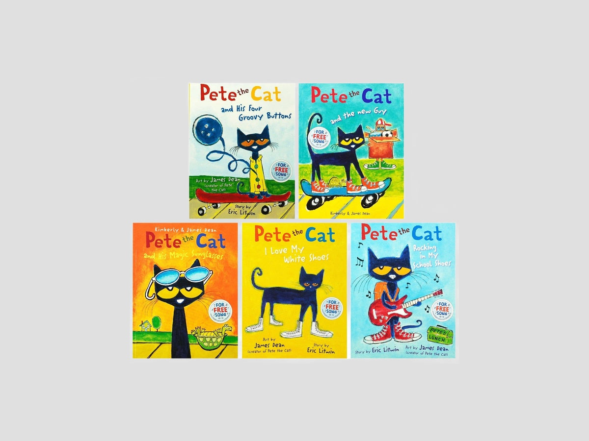Pete the Cat Series 5 Picture Books Collection by HarperCollins Publishers; 9789124236243