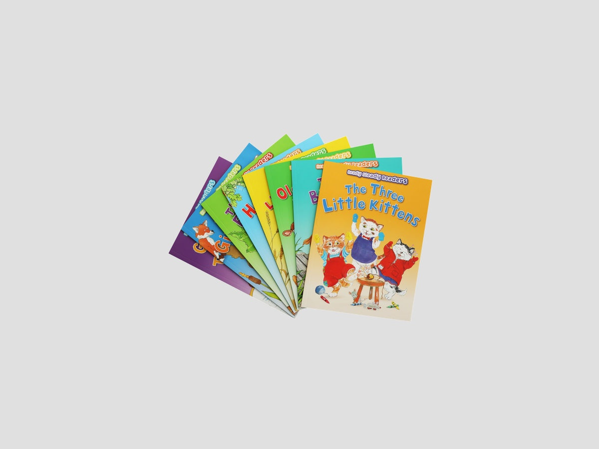 Ready Steady Readers 8 Books Collection Set - Ages 3+ by Award Publications Ltd; 9789124236755