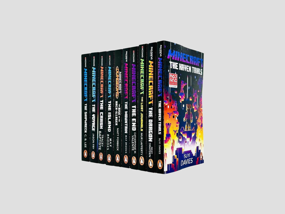 The Official Minecraft Novels: 10 Books Collection Set - Ages 7-11 by Penguin; 9789124276911