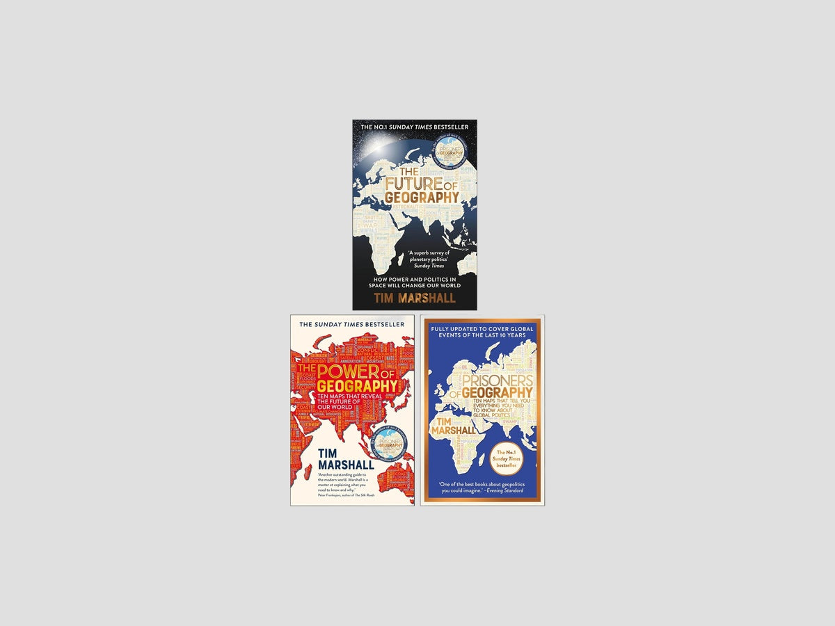 Tim Marshall on Geopolitics: Prisoners, Power & Future of Geography Collection by Elliott & Thompson Limited; 9789124291105