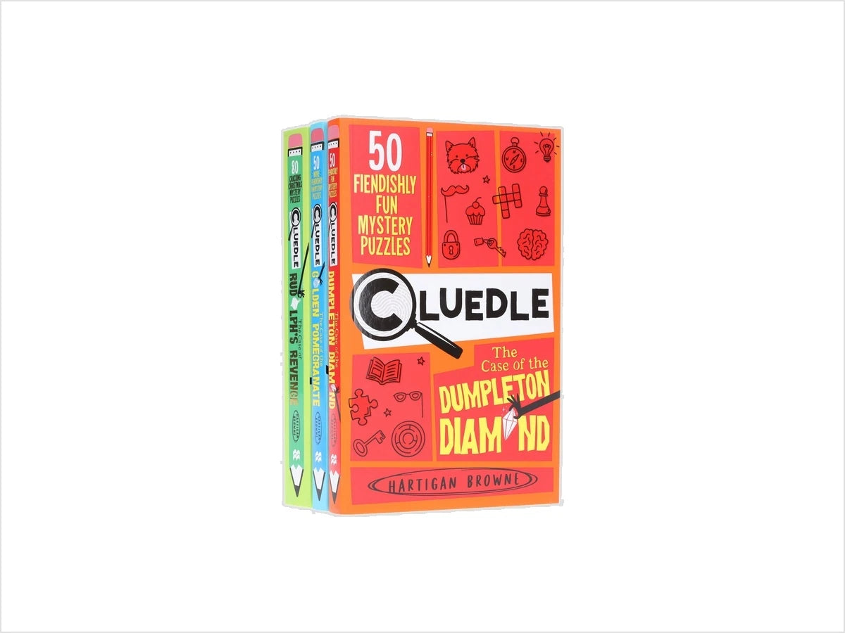 Cluedle Fun Mystery Puzzles Collection - Ages 9-11