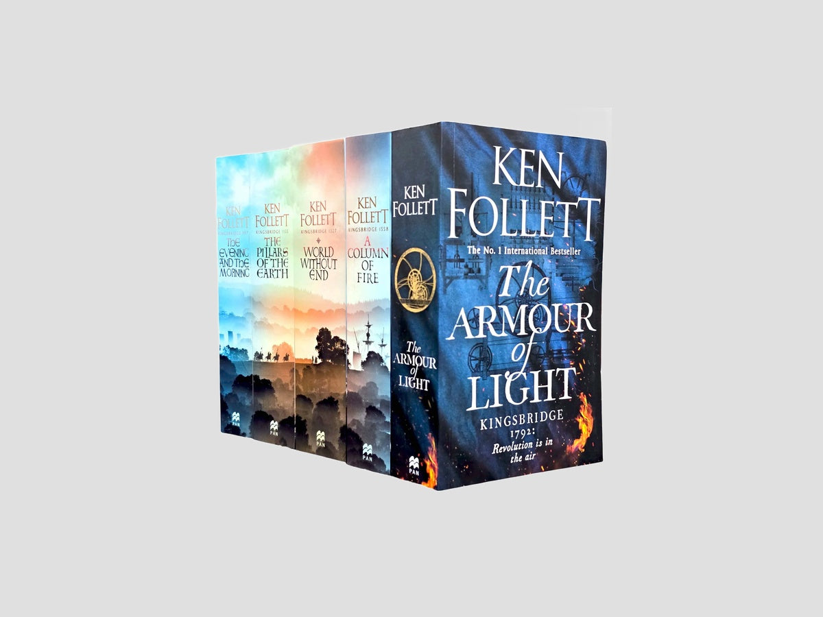 Kingsbridge Series 5 Books Collection by Ken Follett; 9789124296155