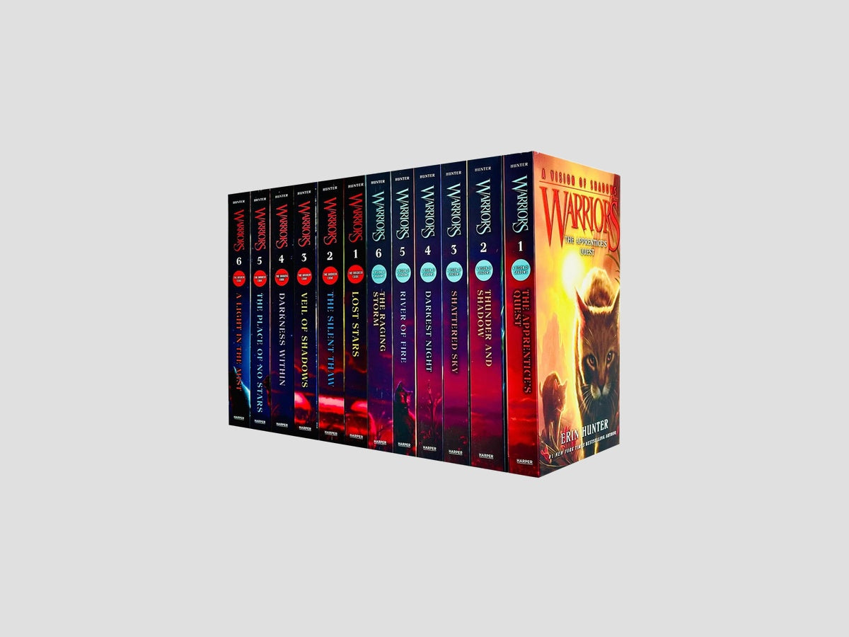 Warrior Cats: Series 6 & 7 (A Vision of Shadows & The Broken Code) 12 Books Collection by Erin Hunter; 9789124296247