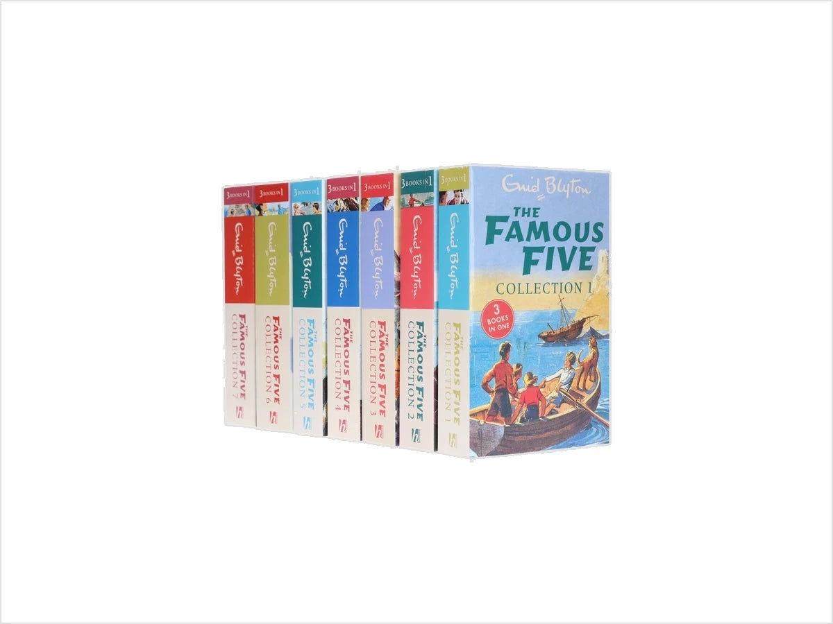 Famous Five 21 Stories Collection 7 Books Set - Ages 9-11