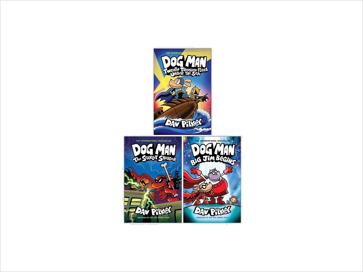 Dog Man Series Collection 3 Books Set - Ages 7+