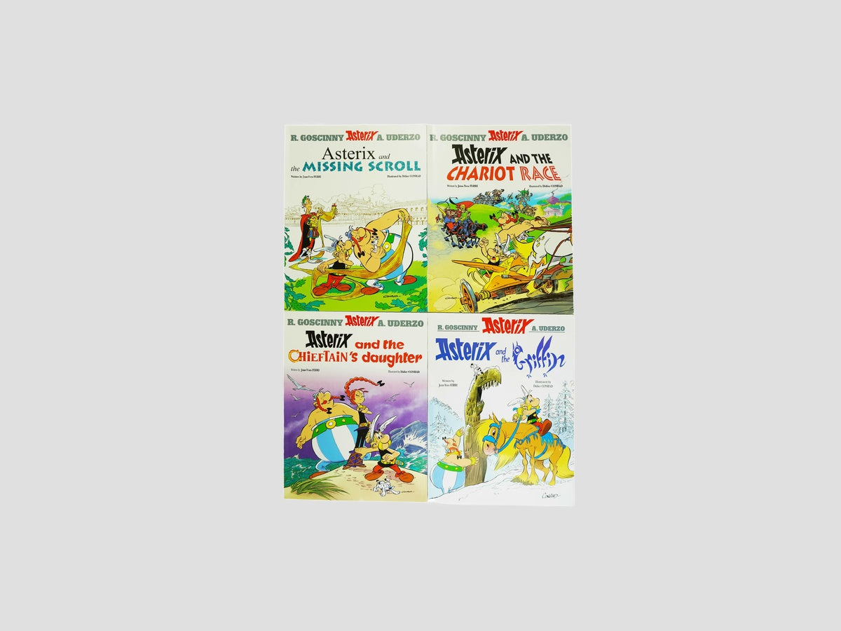 Asterix Series (Book 36-39) 4 Books Collection by Rene Goscinny; 9789124368760
