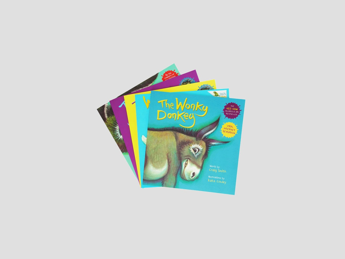 The Wonky Donkey 5 Books Collection Set - Ages 2-6 by Scholastic; 9789124368777