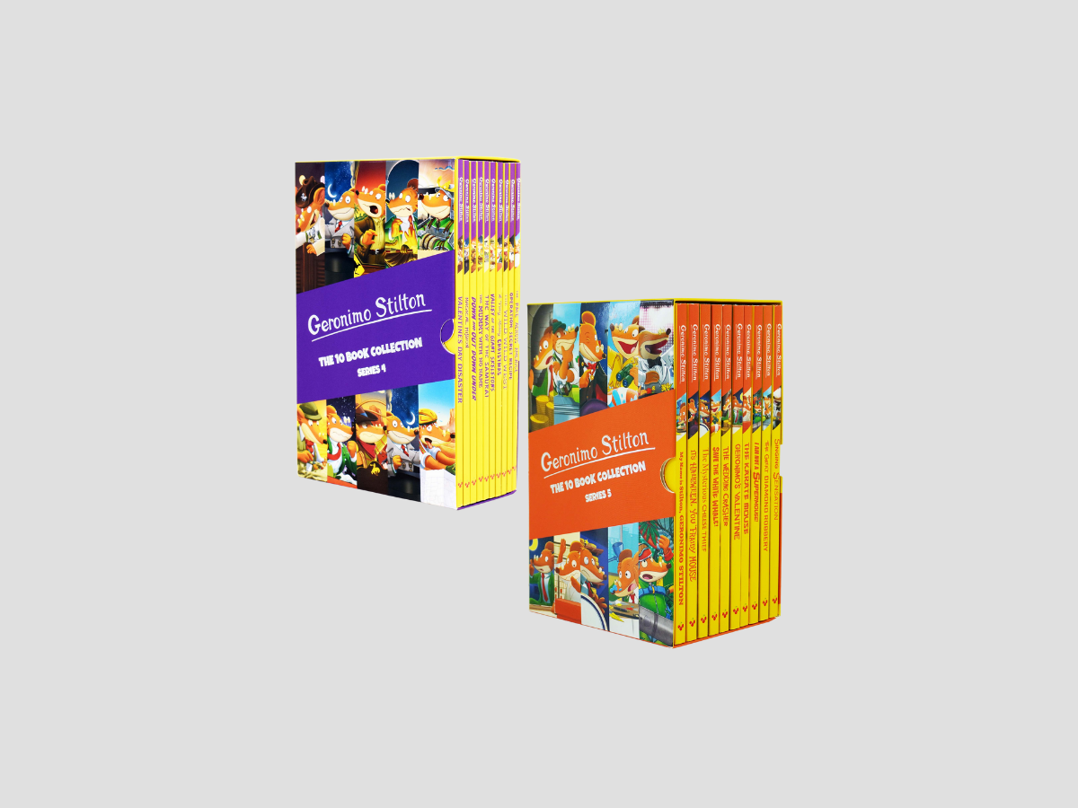 Geronimo Stilton Series 4 & 5 Collection 20 Books Box Set - Ages 5+ by Sweet Cherry Publishing; 9789124369637