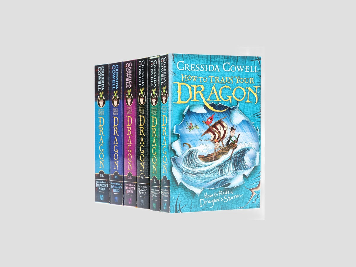 How To Train Your Dragon 6 Books (7-12) - Ages 9-14 by Cressida Cowell; 9789124370091