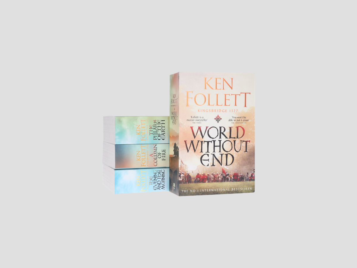 Kingsbridge Series 4 Books Collection by Ken Follett; 9789124370220