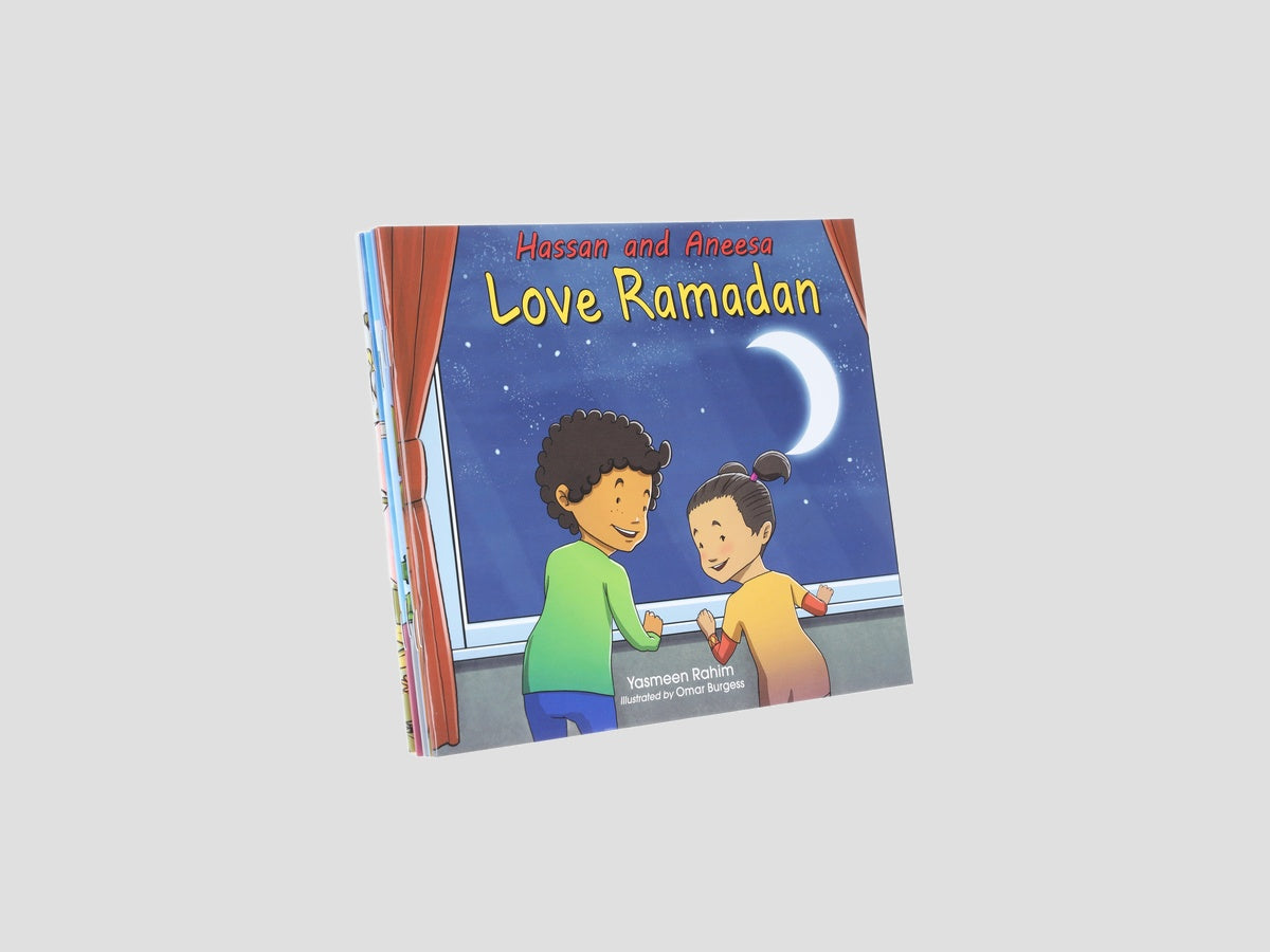 Hassan and Aneesa Children Islamic 5 Books Collection by Kube Publishing; 9789124371500