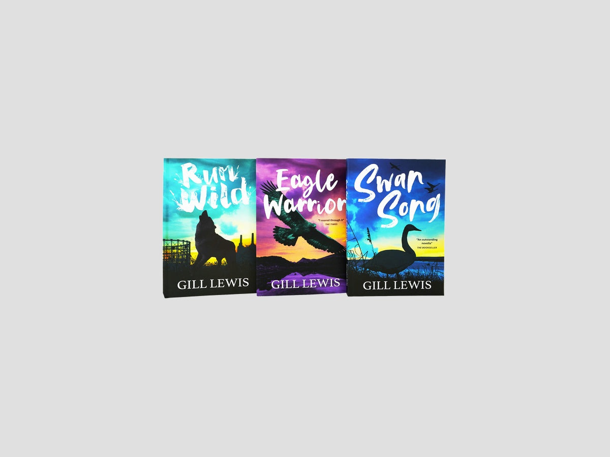 Run Wild, Eagle Warrior & Swan Song Collection by Gill Lewis; 9789124371616