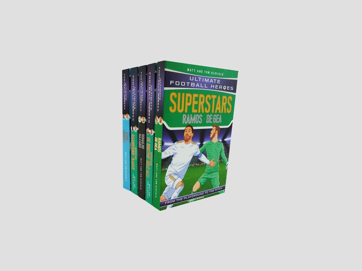Ultimate Football Heroes Series 2 in 1 Collection 5 Books Set - Ages 8-12 by Matt & Tom Oldfield; 9789124372422