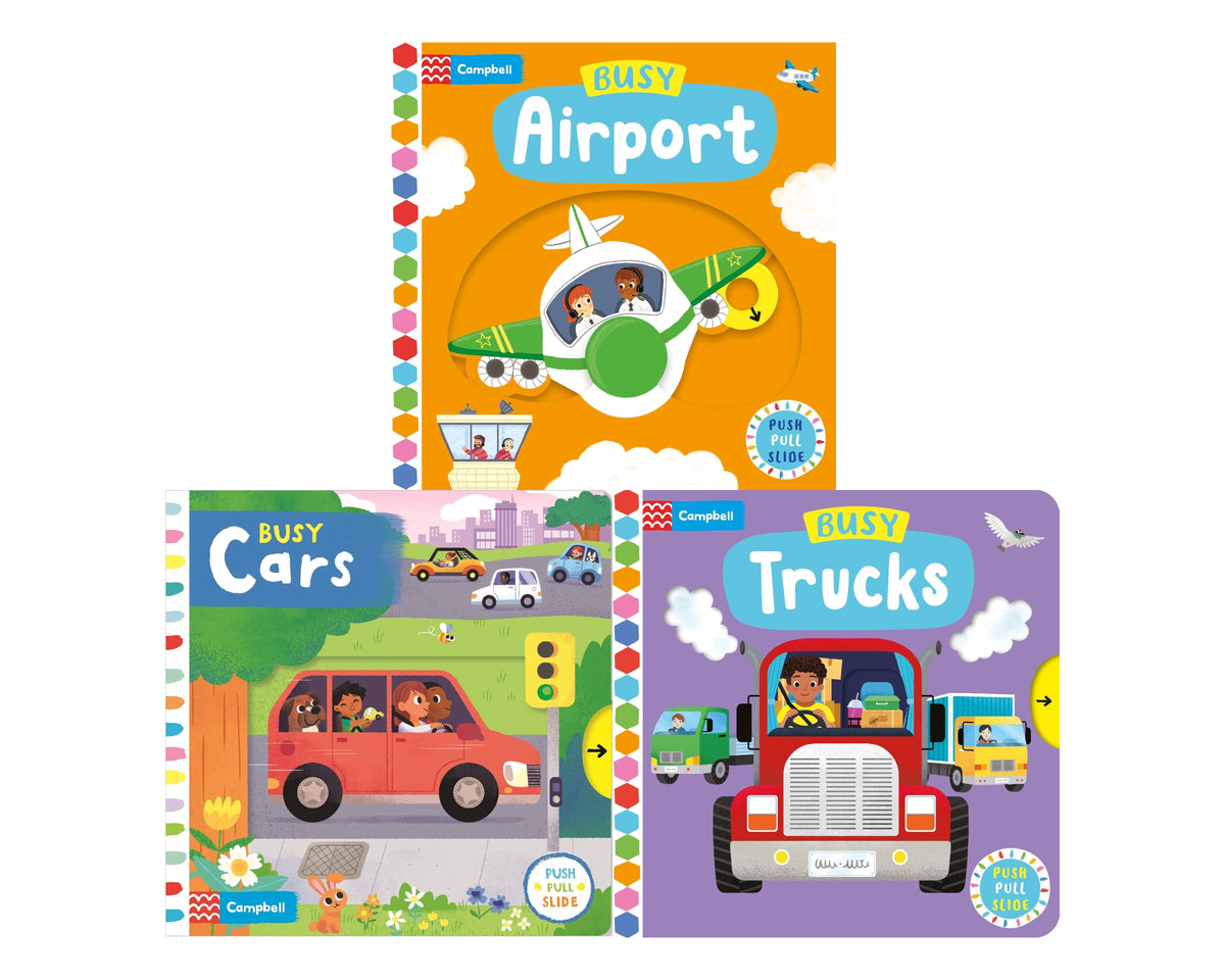 Campbell Busy Books 3 Book Collection