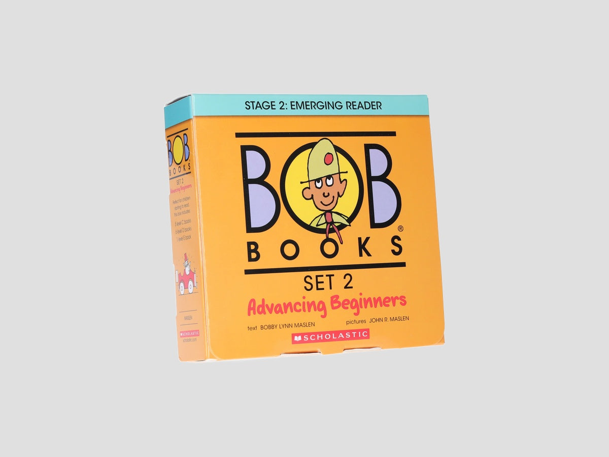 Bob Books Set 2: Advancing Beginners (Stage 2: Emerging Reader) 12 Books Collection Set - Ages 4+ by Scholastic; 9789354716782