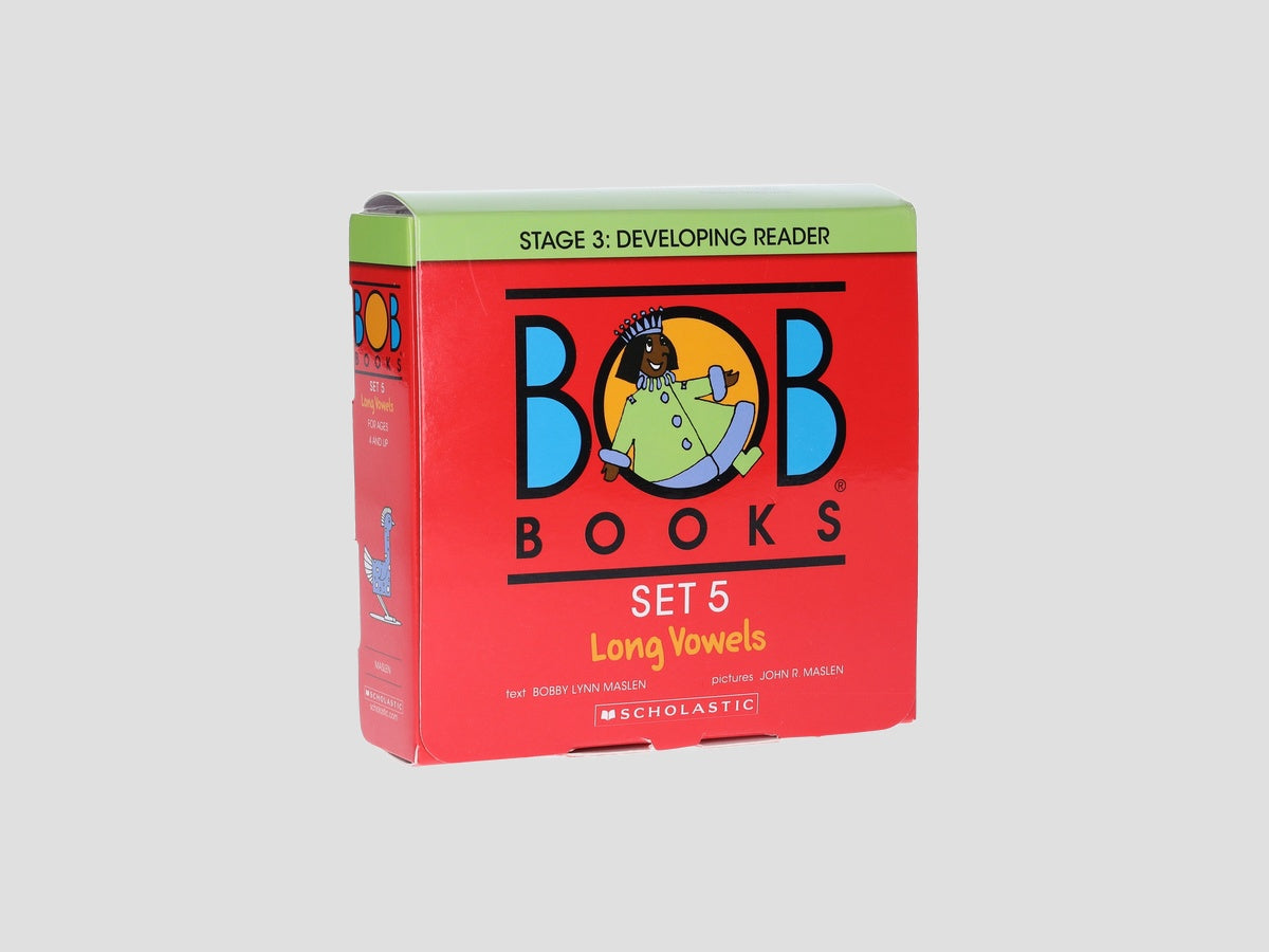 Bob Books Set 5: Long Vowels (Stage 3: Developing Readers) Collection - Ages 4+ by Scholastic; 9789354716805