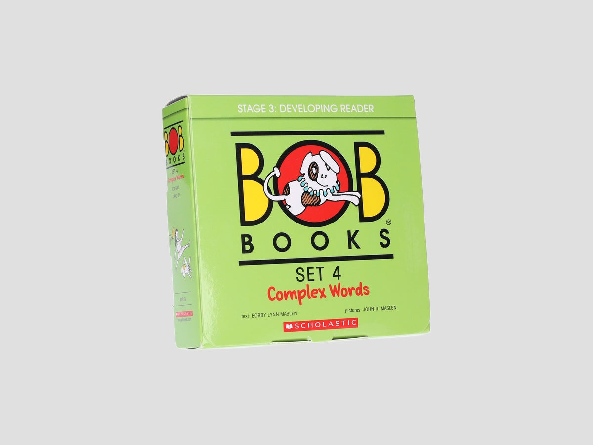 Bob Books Set 4: Complex Words (Stage 3: Developing Reader) Collection - Ages 4+ by Scholastic; 9789354716812
