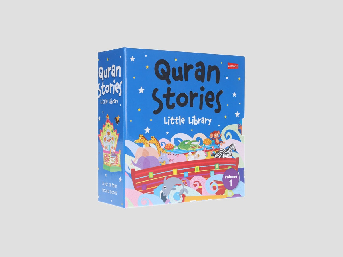 Quran Stories Little Library (Vol. 1)  Collection Box Set - Ages 0-5 - Board Book by Good Word Books; 9789394886339